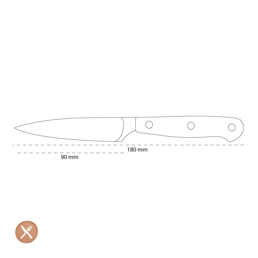 Wusthof - Classic Coral Peach Vegetable Knife 9 cm