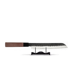 Shinrai Knives - Kurayami Damascus Bread Knife 20 cm