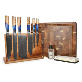 Shinrai Knives - Epoxy Sapphire Mega Bundle - All you need