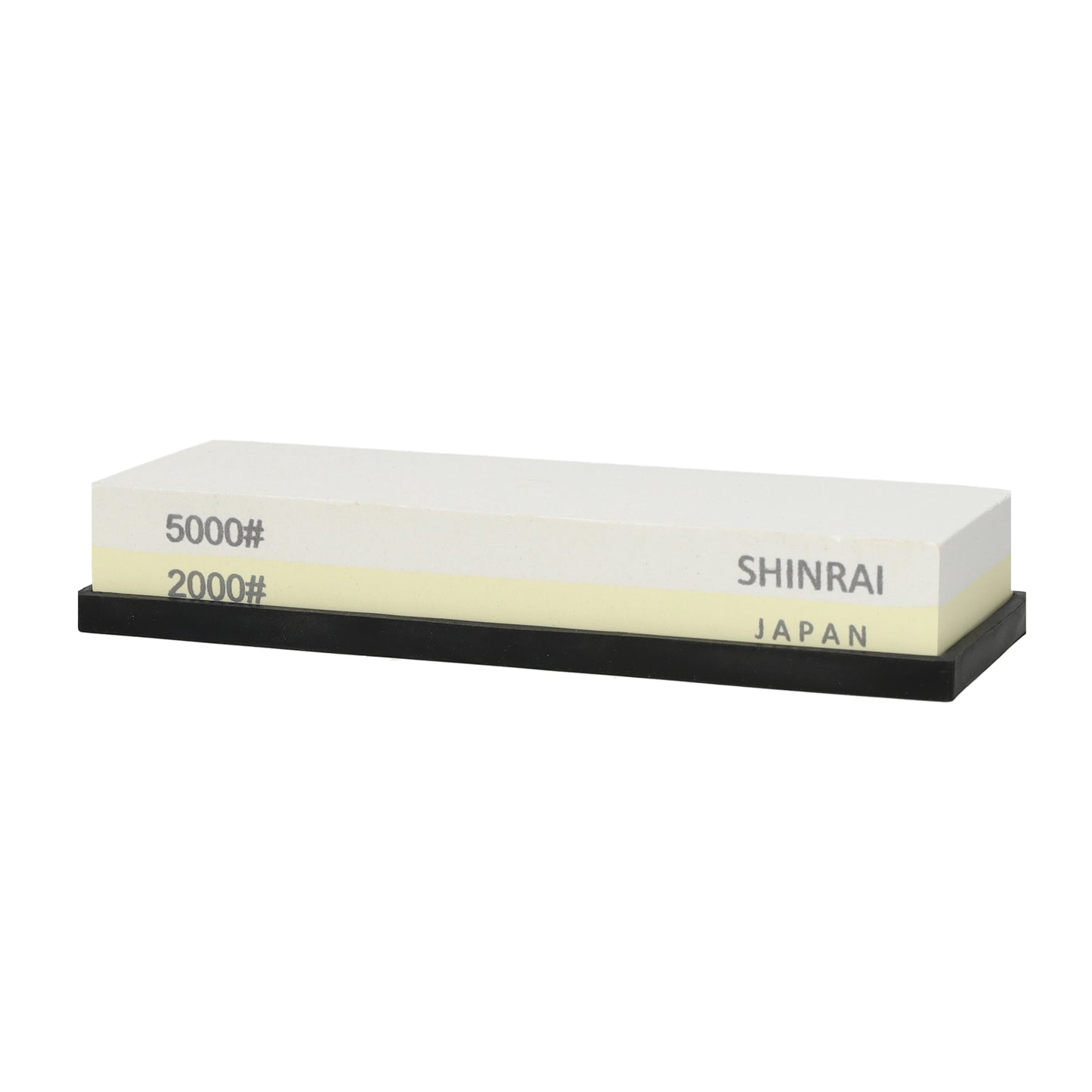 Couteaux Shinrai - Ensemble de 6 couteaux en acier inoxydable martelé + bloc à couteaux + pierre à aiguiser