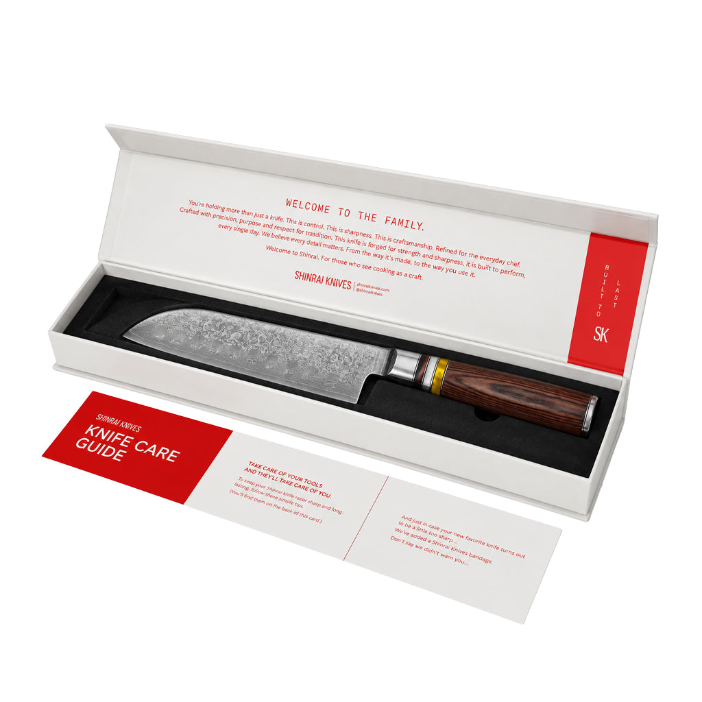 Micarta Jewels Damas Santoku 18 cm
