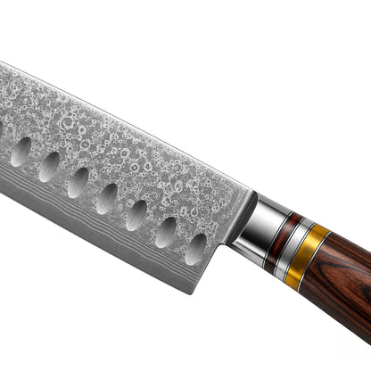Micarta Jewels Damas Santoku 18 cm