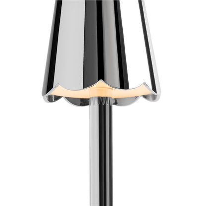 Addison Ross - Scallop Table Lamp LED - Chrome - 28 cm