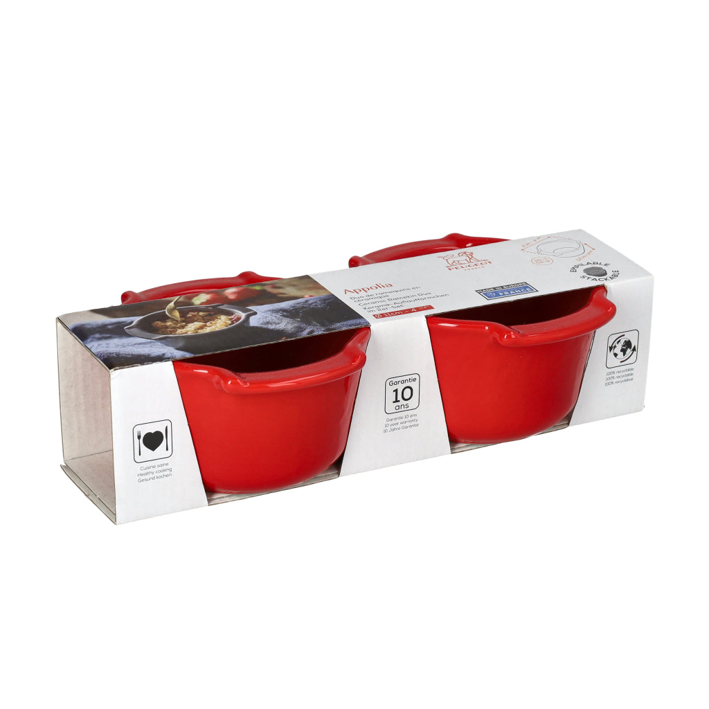 Peugeot - Appolia Duo Ramequins 11cm Red
