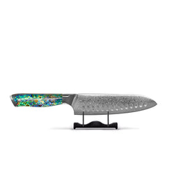 Couteau Santoku Damas Mother of Pearl Jewels 18 cm