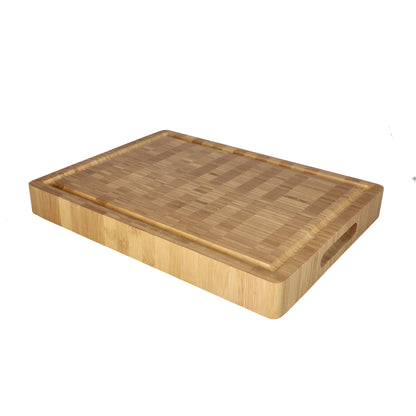 Shinrai Knives - Luxury Cutting Board Solid Bamboo Wood - End grain - 40 x 30 x 4.5 cm
