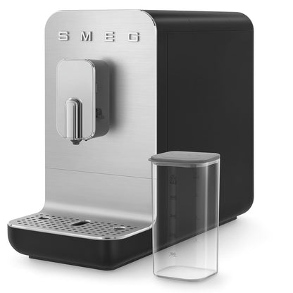 Smeg - Espresso machine | Matt black | Contemporary | Automatic coffee machine with milk system