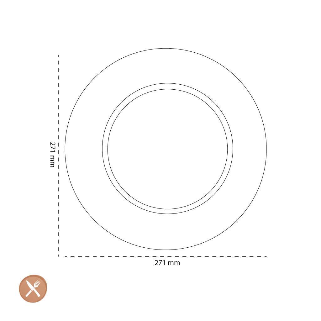 Villeroy & Boch - Manufacture Rock - Flat Plate 27cm