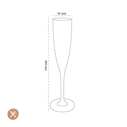 Villeroy & Boch - Maxima - Champagne flute, Set 4