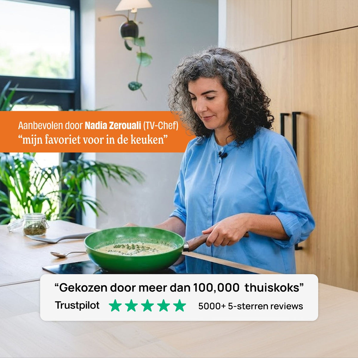 Cook & Pan Vanilla Wokpan 30 cm