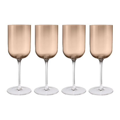 Blomus - FUUMI Rode Wijnglazen Coffee 400 ml (set van 4) Drinkglazen Blomus 