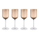 Blomus - FUUMI White Wine Glasses Coffee 310 ml (set of 4)
