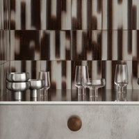 Blomus - Koyoi Coupe Glas Matt Stainless Steel (set van 2) Drinkglazen Blomus 