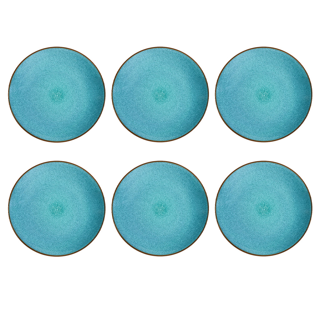 Medard de Noblat - Feeling Turquoise Dinner plate 26.5 cm (set of 6)