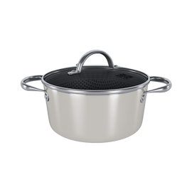 Cook & Pan - Honey Go Ivory Kookpot 24 cm met glazen deksel Cook & Pan 