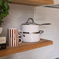 Cook & Pan - Honey Go Ivory Kookpot 24 cm met glazen deksel Cook & Pan 