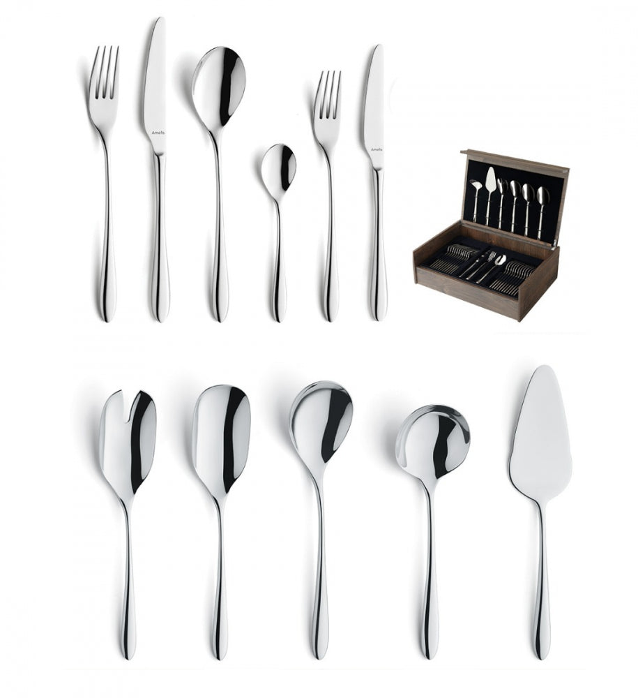 Amefa - Cuba 78-piece Cutlery Set 12 People - Silver