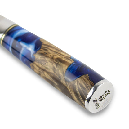 Epoxy Sapphire 6-piece Knife Set + Magnetic Knife Block