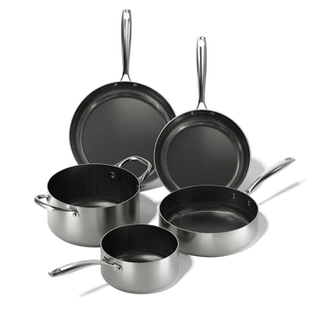 Cook &amp; Pan - Honey Stainless Steel Pan Set 5-Piece