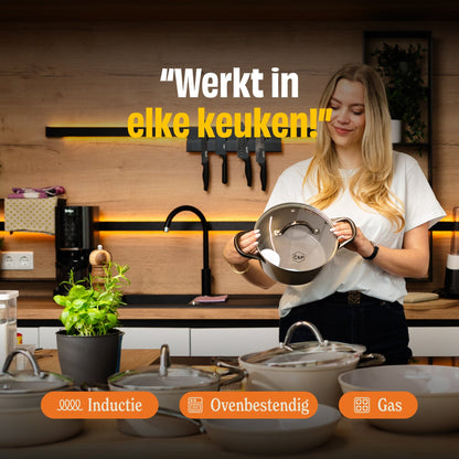 Cook & Pan - Taupe of Mind Sauté Pan 28 cm