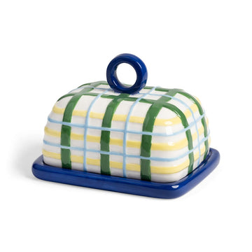 &Klevering - Botervloot ruit blauw Botervloot &Klevering 