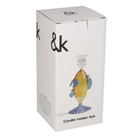 &Klevering - Kandelaar vis geel Kandelaar &Klevering 