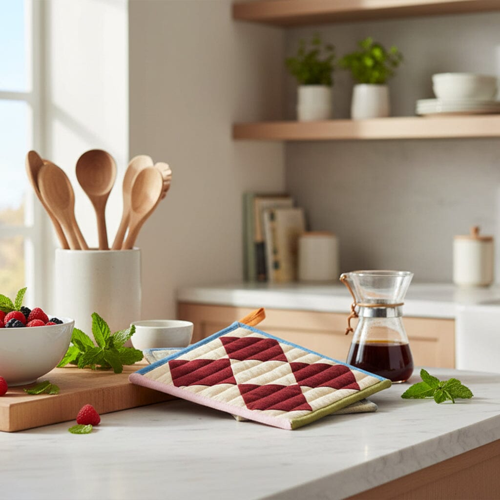 &Klevering - Pannenlap - Stitch Check Pannenlappen &Klevering 