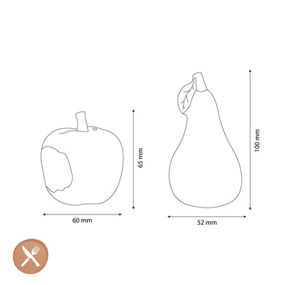 &Klevering - Zout & Peper - Haines - Appel en Peer Peper- en zout set &Klevering 