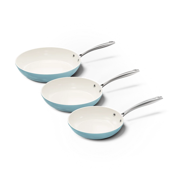 Cook &amp; Pan - Go Blue Frying Pan Set 3-Piece