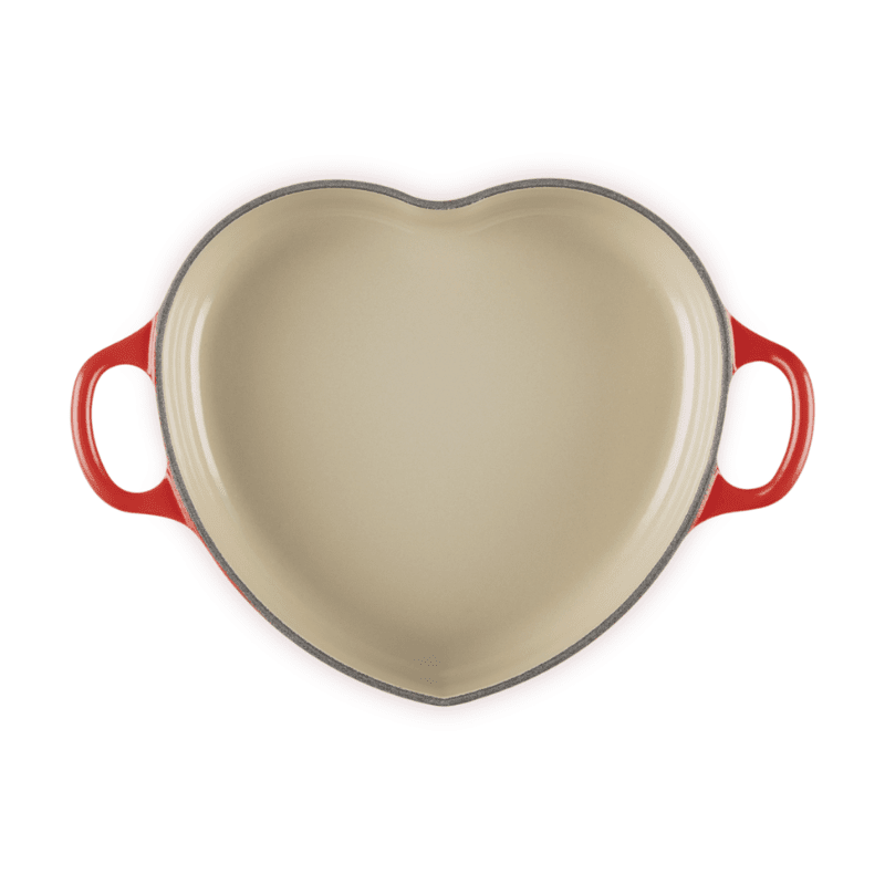 Le Creuset - Campagnard Hart - Kersenrood - 20 cm Le Creuset 