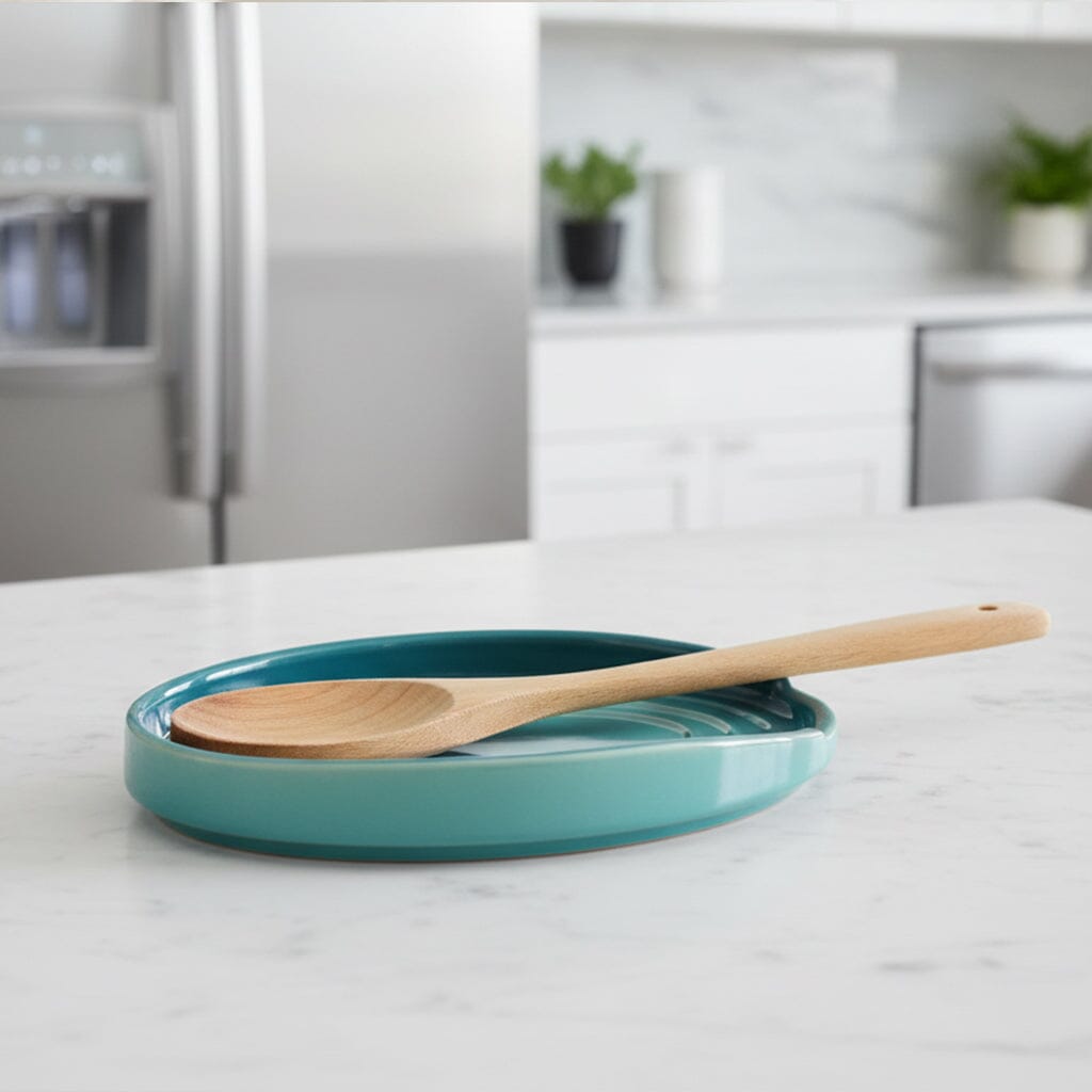 Le Creuset - Lepelhouder ovaal Bleu Riviera 15cm Lepelhouder Le Creuset 