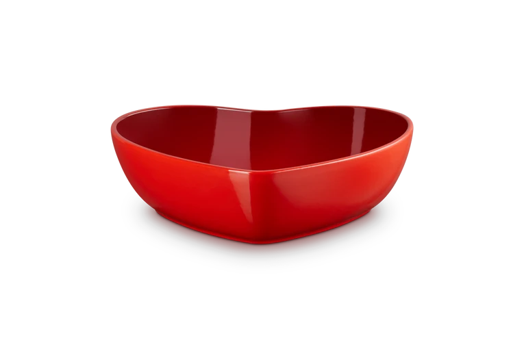 Le Creuset - Serveerschaal Hart Kersenrood 30 cm serveerschaal Le Creuset 