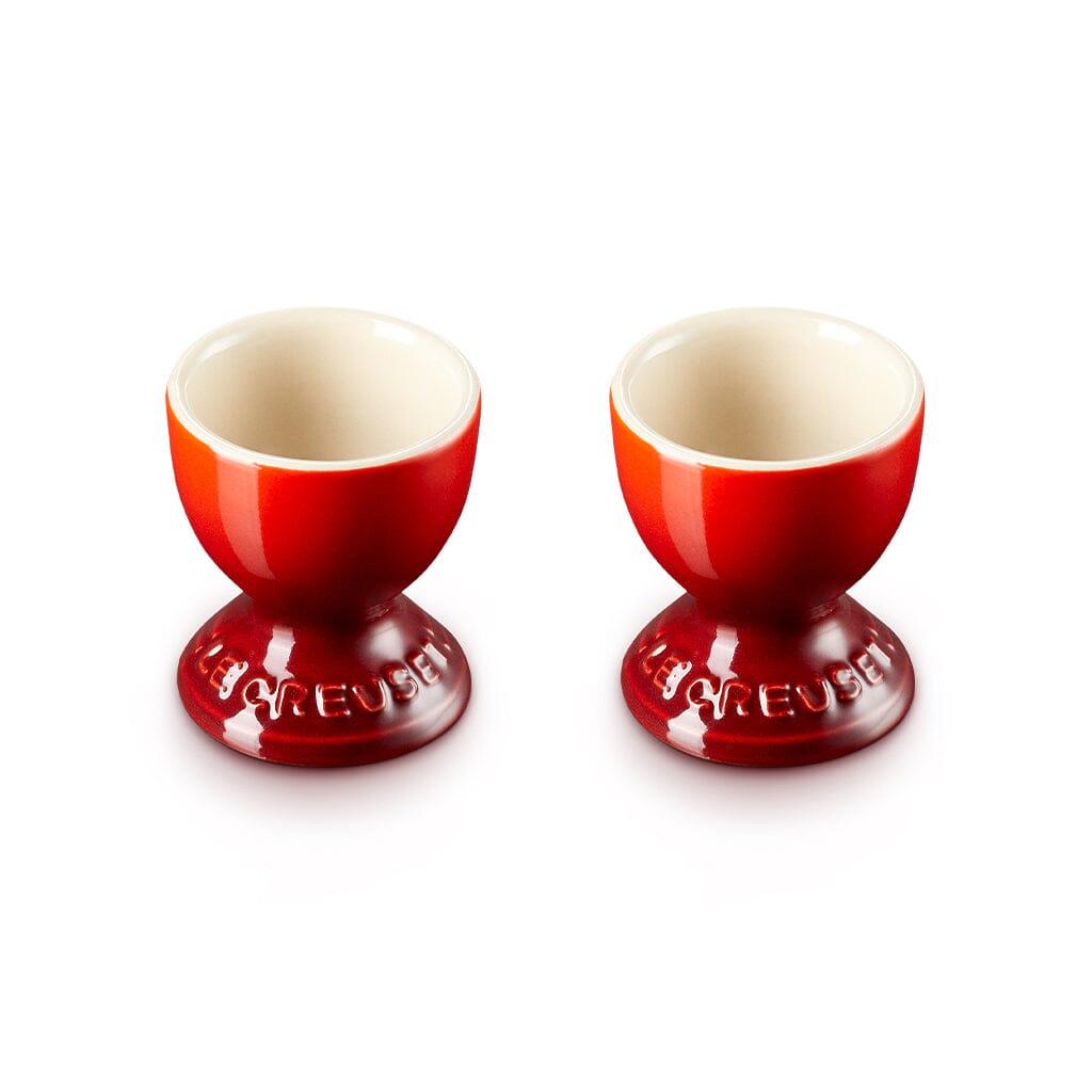 Le Creuset - Set van 2 Eierdopjes Kersenrood Eierdop Le Creuset 