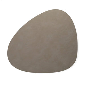 Lind DNA - Placemat Curve L Nupo Lichtgrijs Placemat Lind DNA 