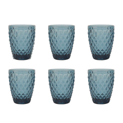 Medard de Noblat - Diamond - Glass 22cl - Blue (set of 6) Medard de Noblat 