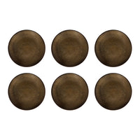 Medard de Noblat - Feeling Bronze Dessertbord 21 cm (set van 6) Dessertborden Medard de Noblat 