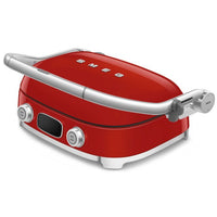 Smeg - Multifunctionele Grill  | Rood | Jaren 50 | Contactgrill