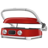 Smeg - Multifunctionele Grill  | Rood | Jaren 50 | Contactgrill