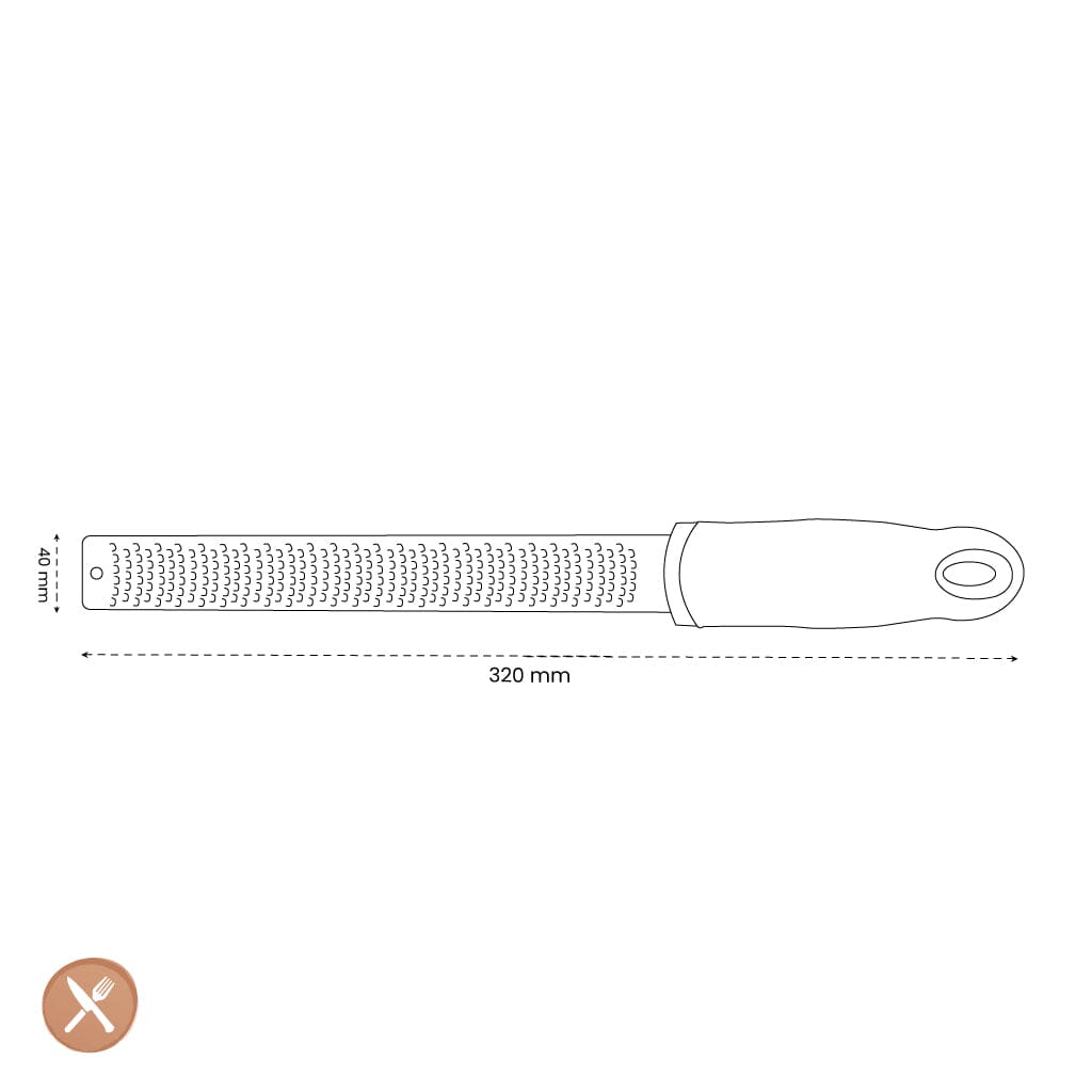 Microplane - Rasp Zesteur Zwart Rasp Microplane 