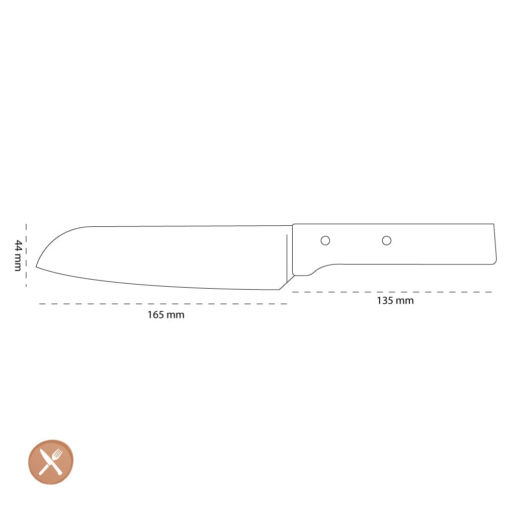 Opinel - Santokumes N°119, Parallèle, rvs/hout Opinel 