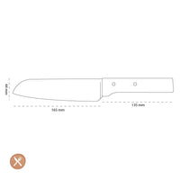 Opinel - Santokumes N°119, Parallèle, rvs/hout Opinel 
