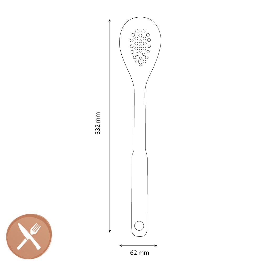 OXO - Lepel met gaatjes siliconen grijs OXO 