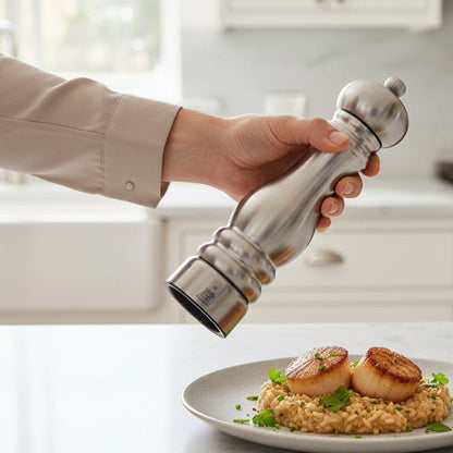 Peugeot - Paris Chef Peper- en Zoutmolen set 22 cm Carbon en RVS Peper- en Zoutmolen set Peugeot 