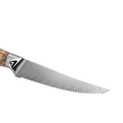 Shinrai Japan - Eclipse Series Damascus Steakmes 13 cm Steakmes Shinrai Japan 