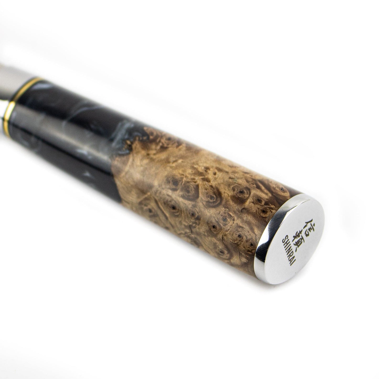 Shinrai Knives - Epoxy Onyx Damascus 6-delige Damascus Messenset Messenset Shinrai Knives 