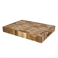 Shinrai Knives - Luxe Snijplank Teakhout - Kopshout - Bundel Houten snijplank Shinrai Knives 