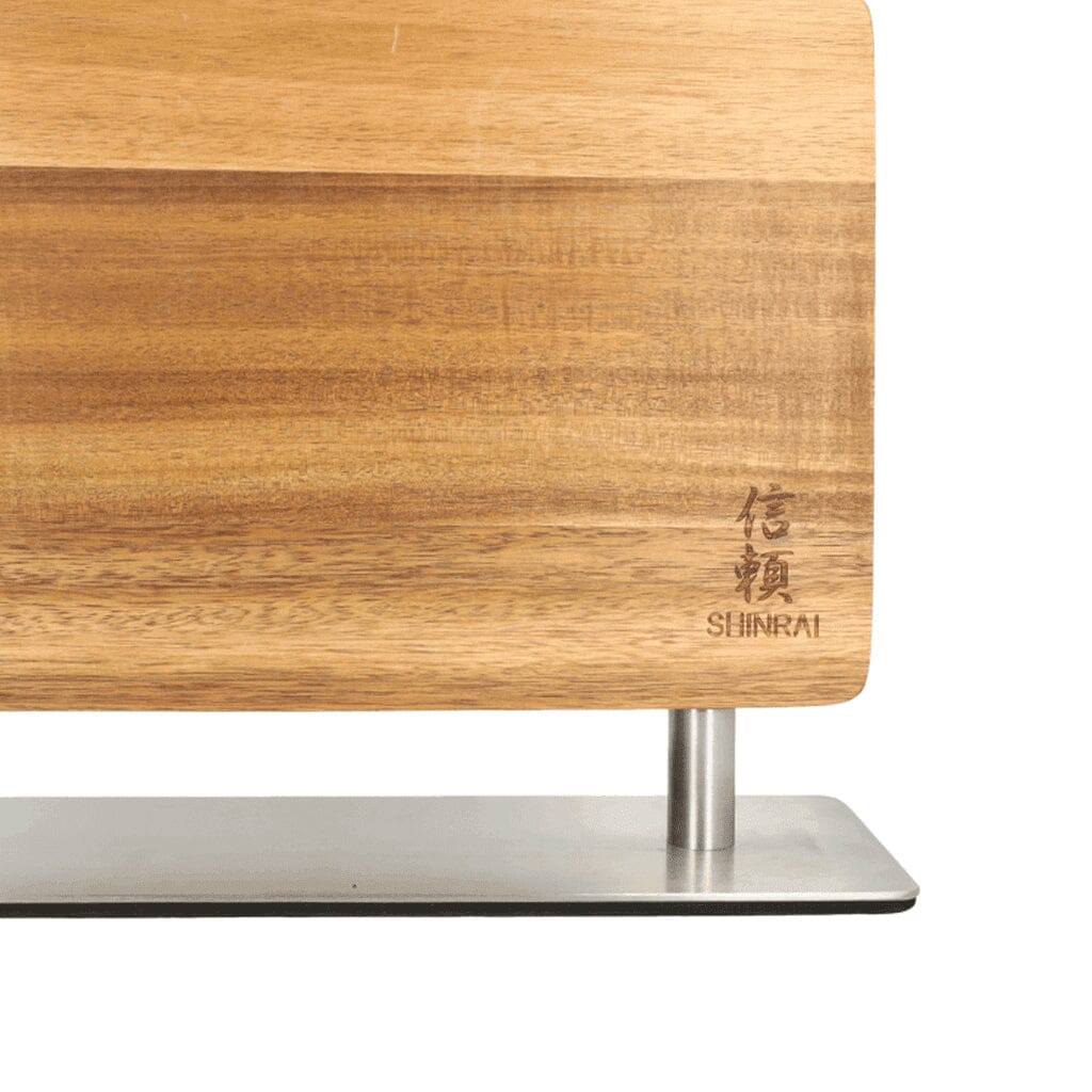 Shinrai Knives - Magnetisch Messenblok Stans - Acaciahout Magnetisch messenblok Shinrai Knives 
