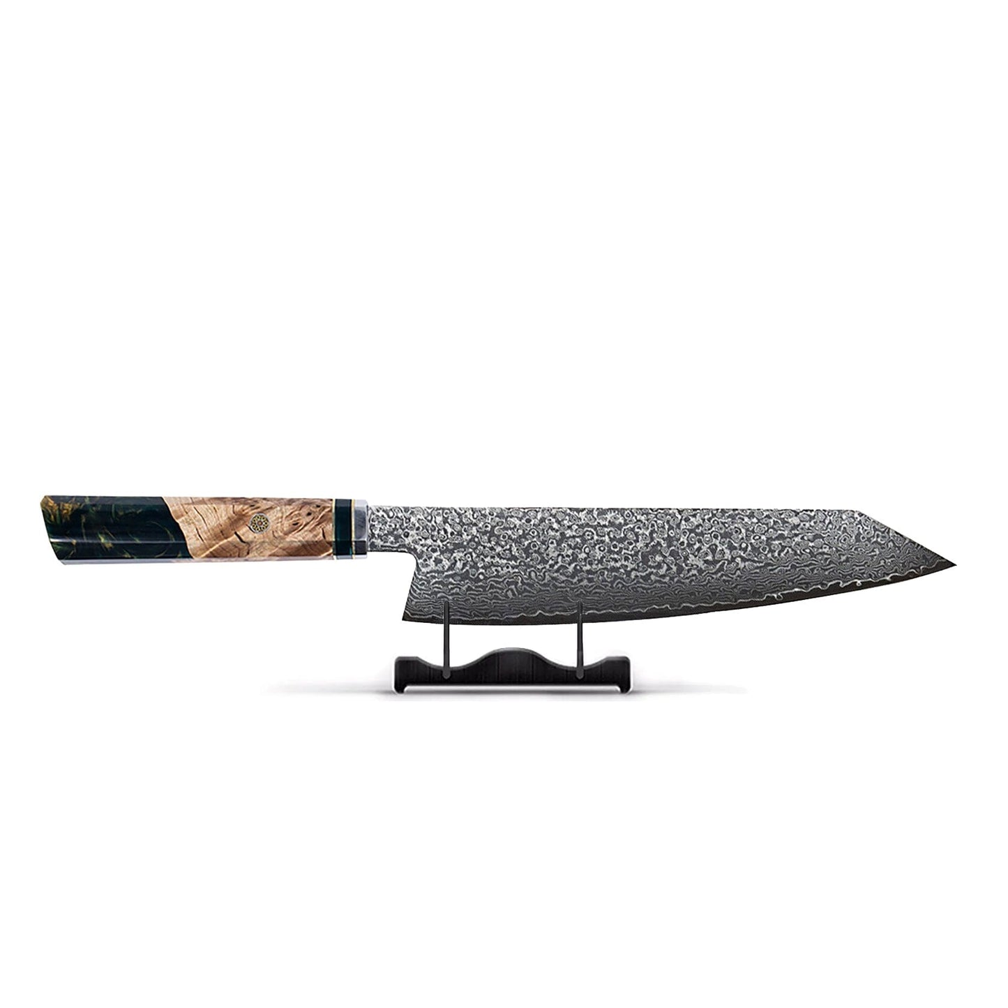 Shinrai Knives - Onyx Octagon Damascus Kiritsuke 23 cm - Special Edition Kiritsukemes Shinrai Knives 