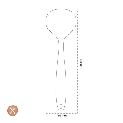 Tools2Cook - Silicone Wok Spoon Blue Berry