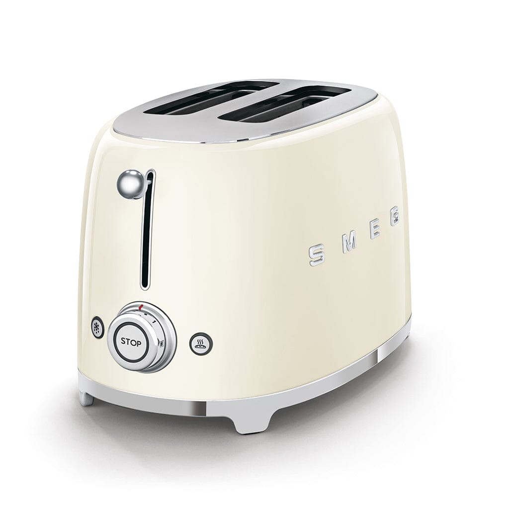 Smeg - Broodroosters | Crème | Jaren 50 | Toaster 2x2 Broodrooster Smeg 